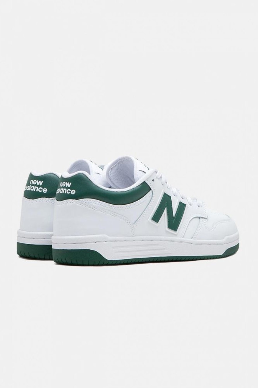 Herre New Balance Sneakers | Bb480Lng White/Nightwatch Green