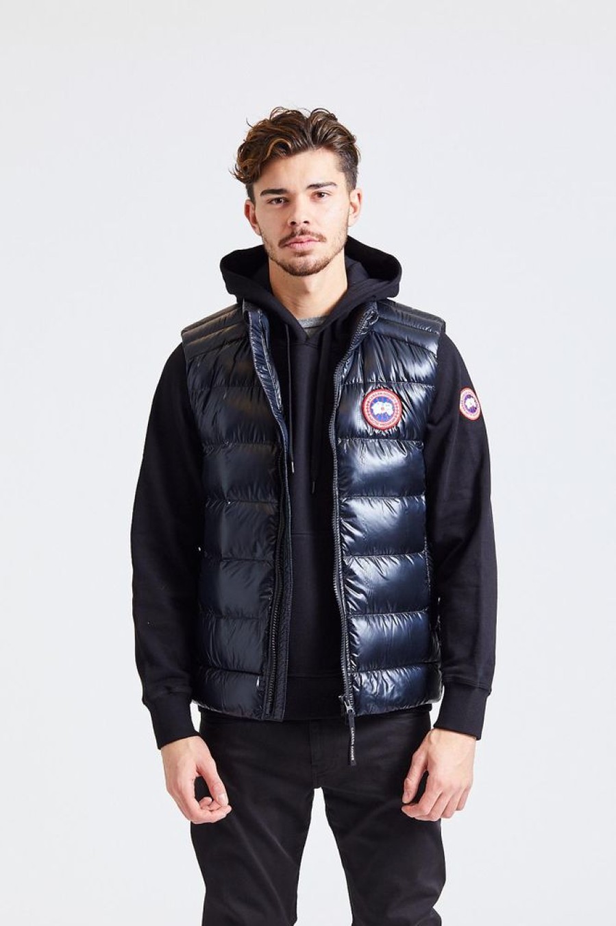 Herre Canada Goose Vester | Crofton Vest Black