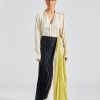 Dame Victoria Beckham Kjoler | Long Sleeve Pleated Dress Multi