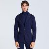 Herre LARDINI Cardigans | Man Knit Jacket Blue