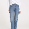 Dame Levi's Jeans | 501 Crop Medium Indigo Worn In