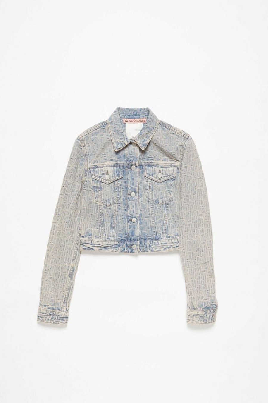 Dame Acne Studios Jakker | Denim Jacket Blue/Beige Fn-Wn-Outw000882