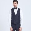 Herre Oscar Jacobson Vester | Hale Waistcoat Black