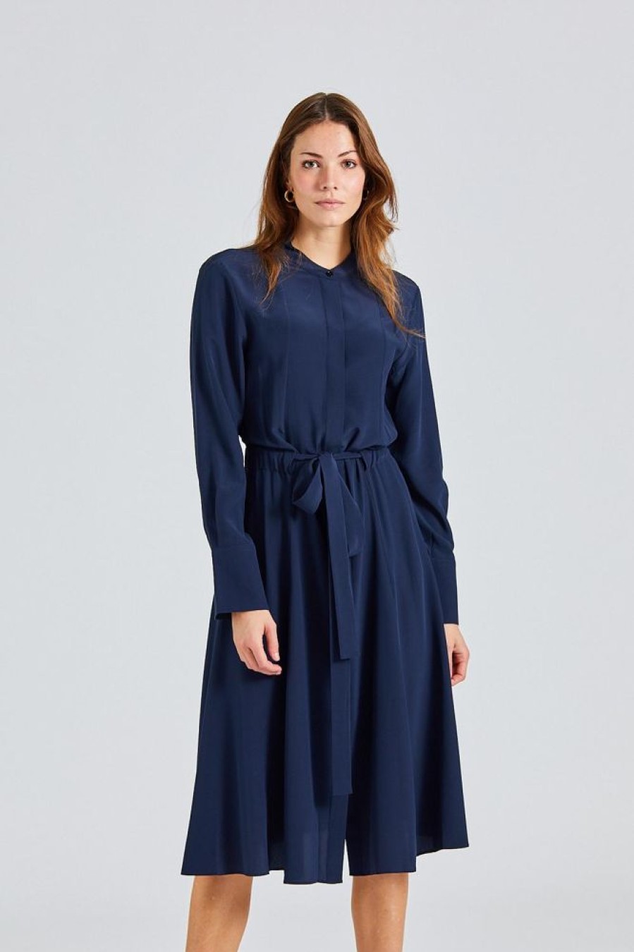 Dame JOSEPH Kjoler | Fairbaim Dress New Cdc Navy