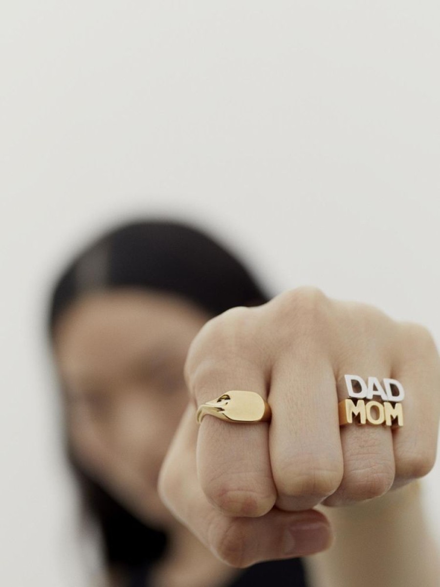 Dame Maria Black Jewelry | Mom Ring