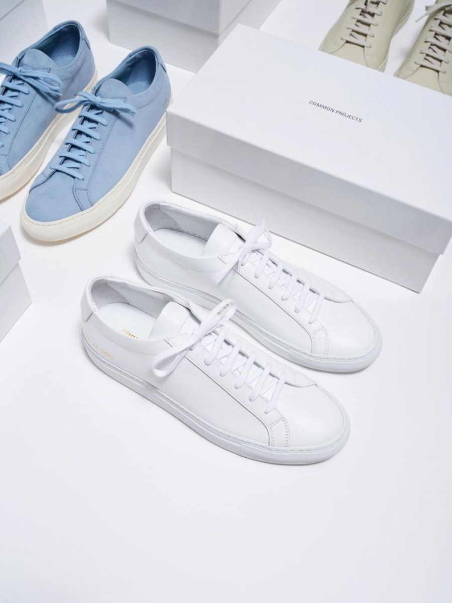 Herre Common Projects Skinnsko | Original Achilles Low 1528 White