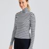 Dame Julie Josephine Gensere | Camilla Black White Stripe