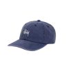 Herre Stüssy Capser | Washed Stock Low Pro Cap Navy