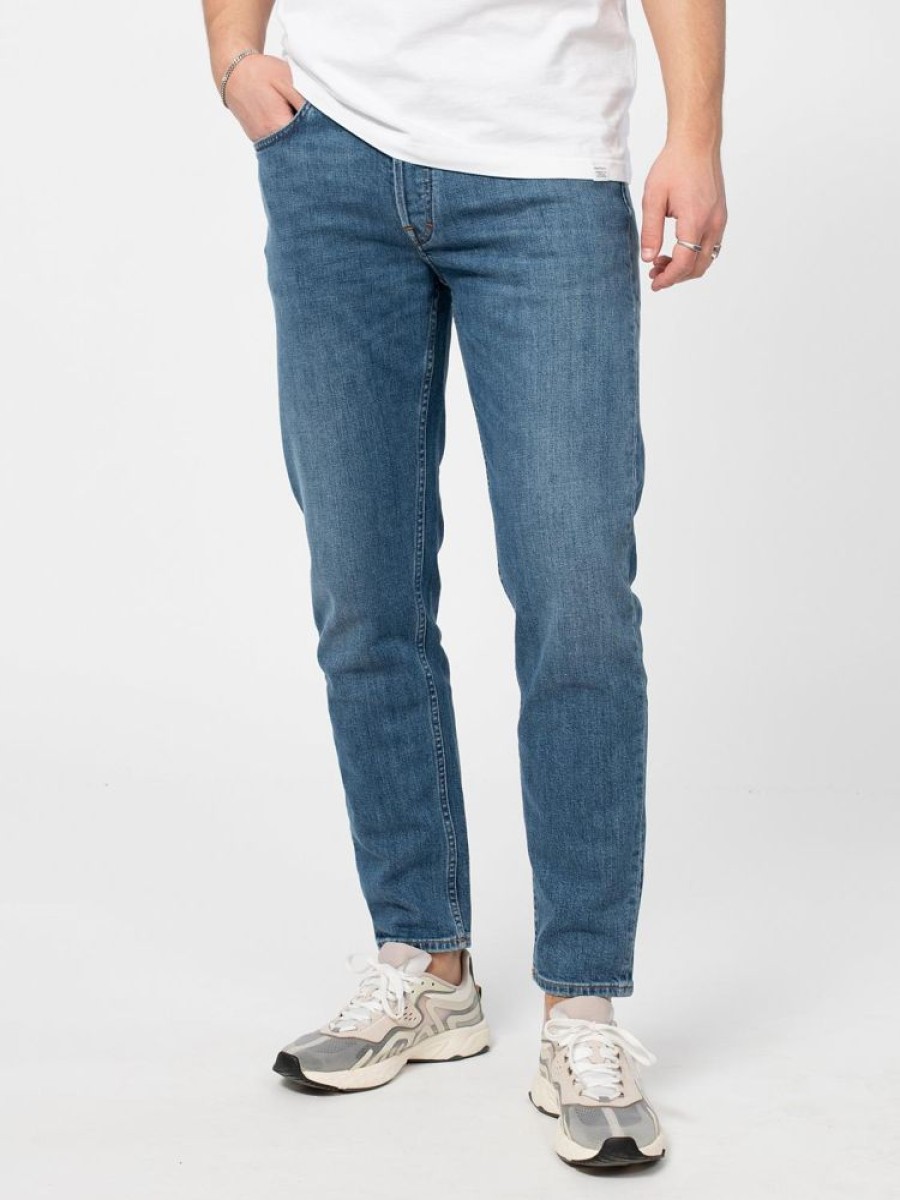 Herre Acne Studios Jeans | River Mid Blue