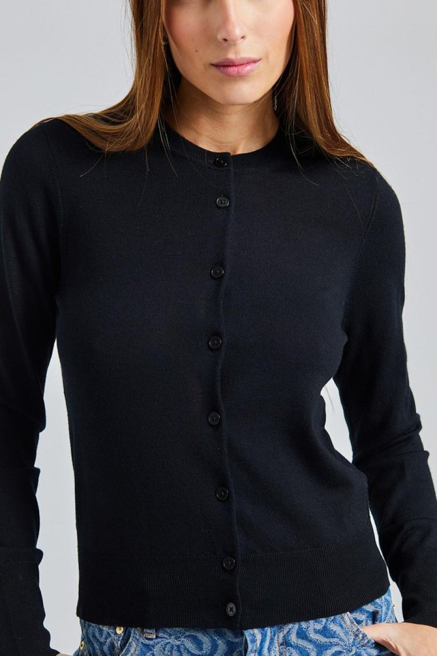 Dame Filippa K Gensere | Merino Short Cardigan Black