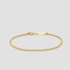 Herre Tom Wood Jewelry | Spike Bracelet Gold