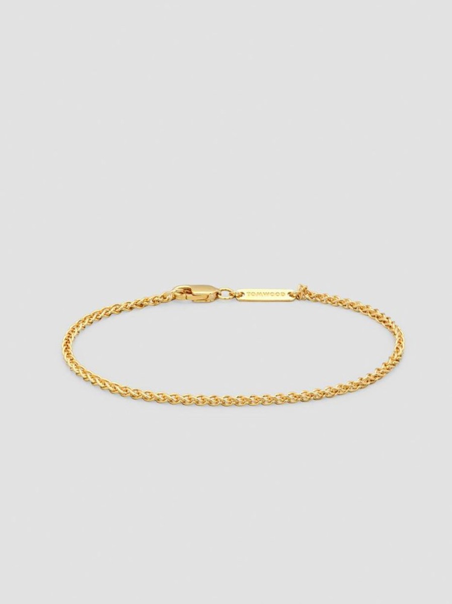 Herre Tom Wood Jewelry | Spike Bracelet Gold