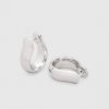 Dame Tom Wood Jewelry | Oyster Hoops Medium Silver