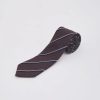 Herre Amanda Christensen Slips Og Sloyfer | Classic Tie Brown Melange