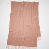 Dame Acne Studios Skjerf | Fringe Wool Scarf - Oversized Rose Melange Fn-Ux-Scar000217