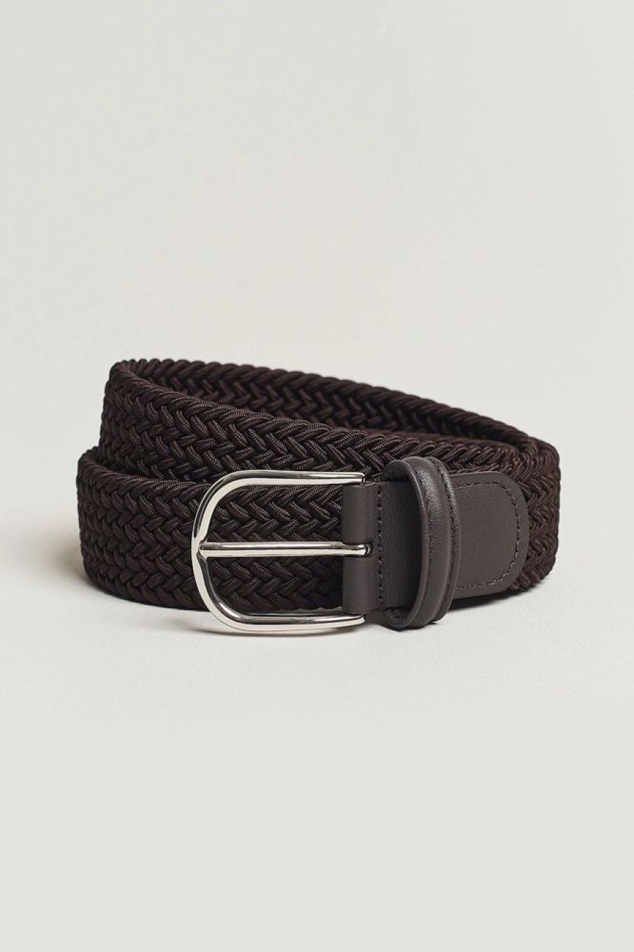 Herre Anderson Belter | Woven Textile Belt Ne37 Brown